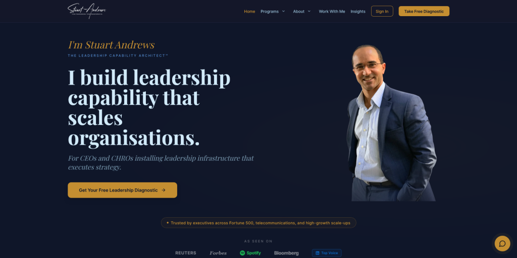 Stuart Andrews — The Leadership Capability Architect™